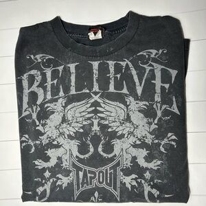 Tapout Black Graphic Tee - Short Sleeve